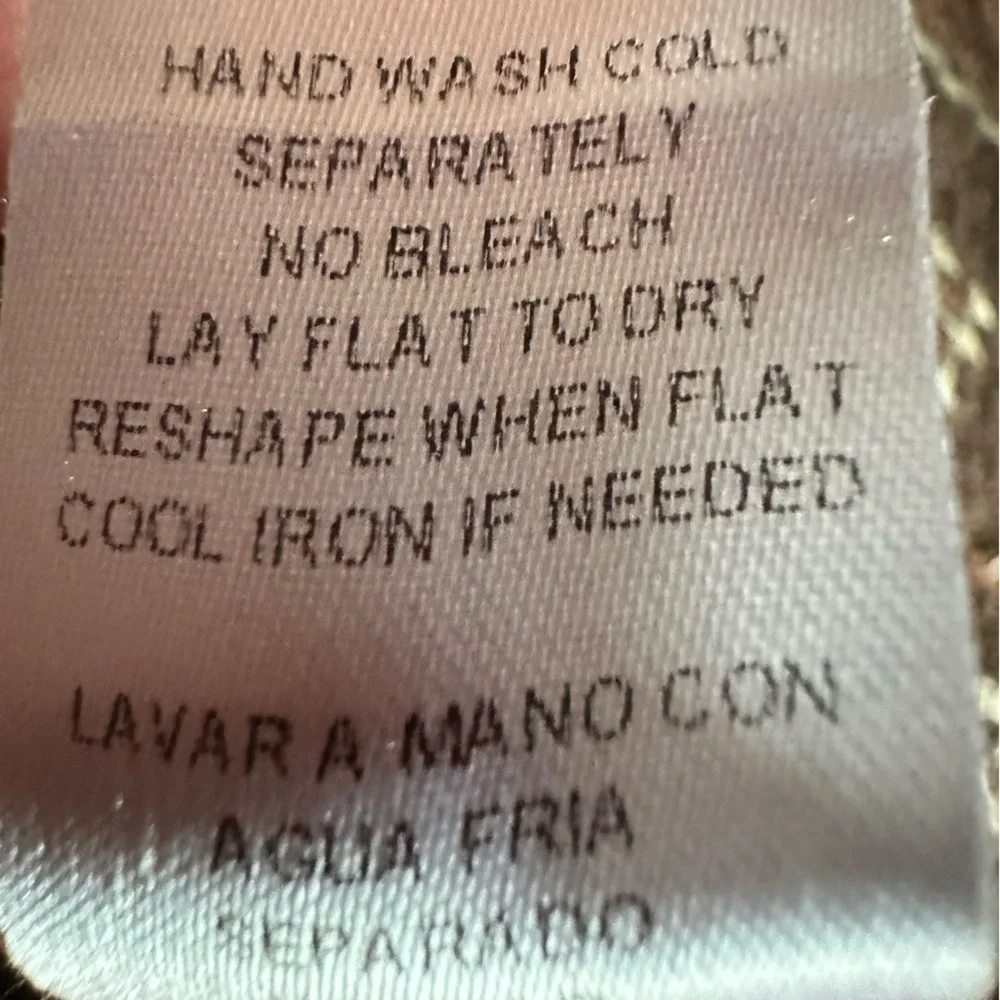 Open Jacket Vest, Small-Med, Brown Aztec - Picture 7 of 10